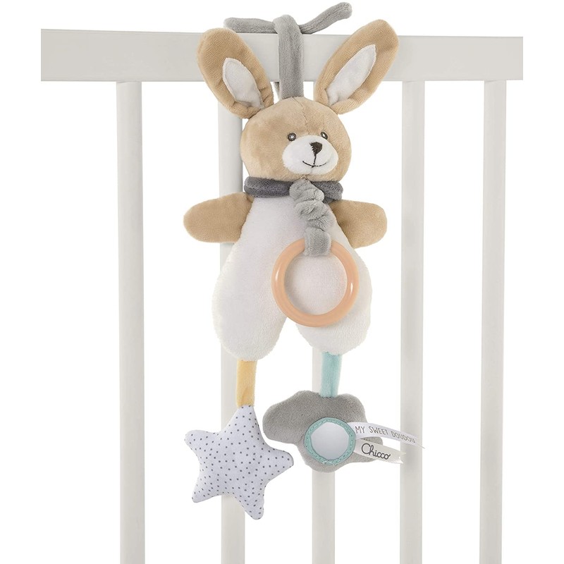 Chicco 00009713000000 Rabbit Play Clock DU Plain Beige Small
