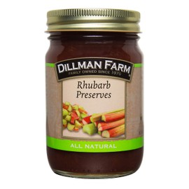 Dillman Farm Rhubarb Preserves, 16oz (Pack of 6)