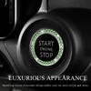 JUSTTOP 2PCS Car Bling Crystal Rhinestone Engine Start Ring Decals,