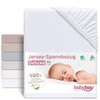 babybay Jersey Fitted Sheet Deluxe Organic Cotton Suitable for Mattress
