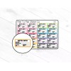 Homemade 1227~~Hotel Info Tracker Planner Stickers.