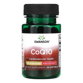 Swanson | Coq10 100mg 50 Cápsulas Sfn Sin Sabor Sin Sabor