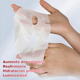 Mascarilla Bio Colgeno, Mascarilla de Colageno, Bio Collagen Face Mask, Hidratante, Reafirmacin de Poros, Aumenta Elasticidad, Deep Collagen Mask,... 