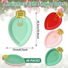40 Pcs Christmas Paper Plate Disposable Plates Boho Gold Foil
