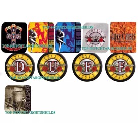 GUNS N ROSES  4 CUSHIONED DECALS PLUS 6 DROP TARGET DECALS MOD