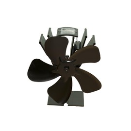 Comfort Glow 5 Blade Thermoelectric Fan for Wood Stoves, Silent, No Power Needed - CGTF