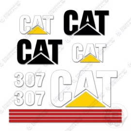 Aftermarket Fits Caterpillar 307 Excavator Decals Reproduction