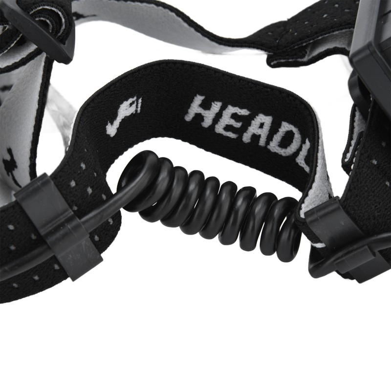 XHP160 Strong Headlight USB Charging Adjustable Waterproof Head Mounted Telescopic