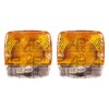APUK 2X Front Side Indicator Light Lamp Replacement for John