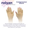 Rolyan - Guantes de compresión con costuras en el interior