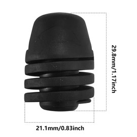 Baceyong Pack of 4 Rubber Buffers, Spin Hood Bumper Stops Bonnet Cushion Rubber Buffer Suitable for Many Cars, Motorcycles, Bicycles