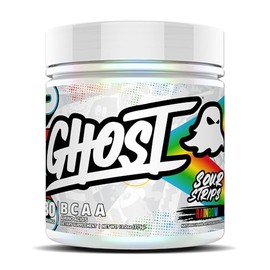 Suplemento de aminoácidos en polvo, tiras ácidas, 30 porciones, sin azúcar, en polvo intra, después y antes del entrenamiento, y bebida de recuperación, 7G BCAA Sour Strips Rainbow Candy