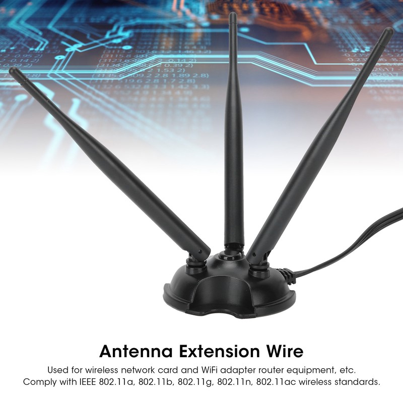 RP‑SMA Antenna Dual Band Wifi Wireless Router Network Extension Wire