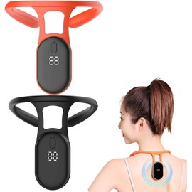 Mericle Ultrasonic Portable Lymphatic Soothing Body Shaping Neck Instrument (Black+Orange,one size)