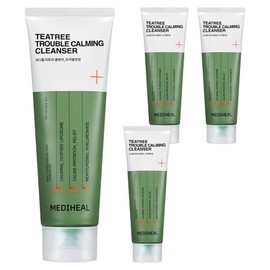 Mediheal Tea Tree Trouble Soothing Cleansing Foam, 120ml, 4 pieces / 메디힐 티트리 트러블진정 클렌징폼, 120ml, 4개