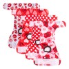 CuteBone Washable Female Dog Diapers Valentines 4 Pack Reusable Doggie