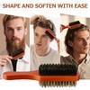 Premium 2-Sided Boar Bristle Hair Brush for Men & Women