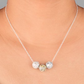 Dainty K2 Real Crystals Pendant Necklace, Protection Gemstone Necklace, Energy Healing Spiritual Crystals, Birthday, Gift for Women, Gemstone Jewelry 18 inch AAA+ Quality (K2)