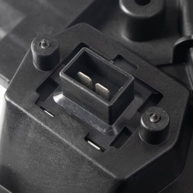 TRQ Radiator Dual Cooling Fan Assembly Compatible with 1995-2000 Ford Contour 1999-2002 Mercury Cougar Mystique FO3115115 FO3115146