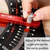 7 inch Carpenter, 80° Angle Adjustable Angle Triangle Ruler with