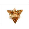 Jet International Yellow Jade Orgone Merkaba 4" Free Booklet Crystal