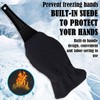 BDSHUNBF 2Pcs Ice Scraper Mitten for Windscreen,Ice Scraper with Glove,