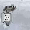 Outdoor Waterproof Socket IP66 Corrosion Resistance Anti Splashing Wall Mounted