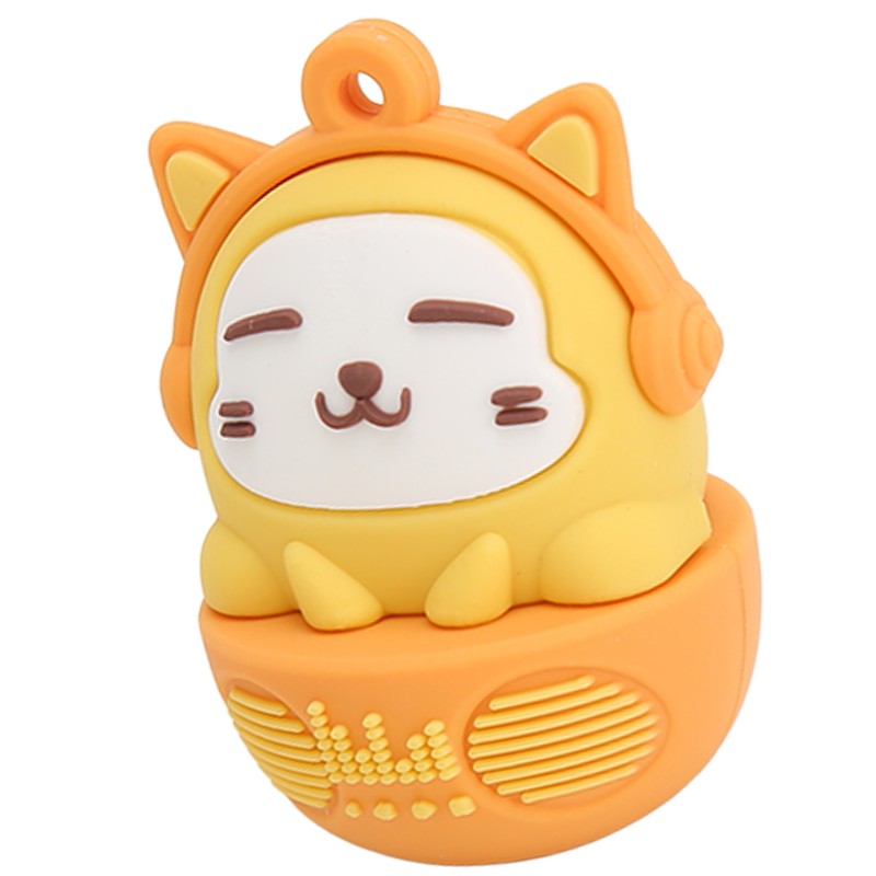 Cartoon Flash Drive PVC USB2.0 Cat Pattern Plug and Play