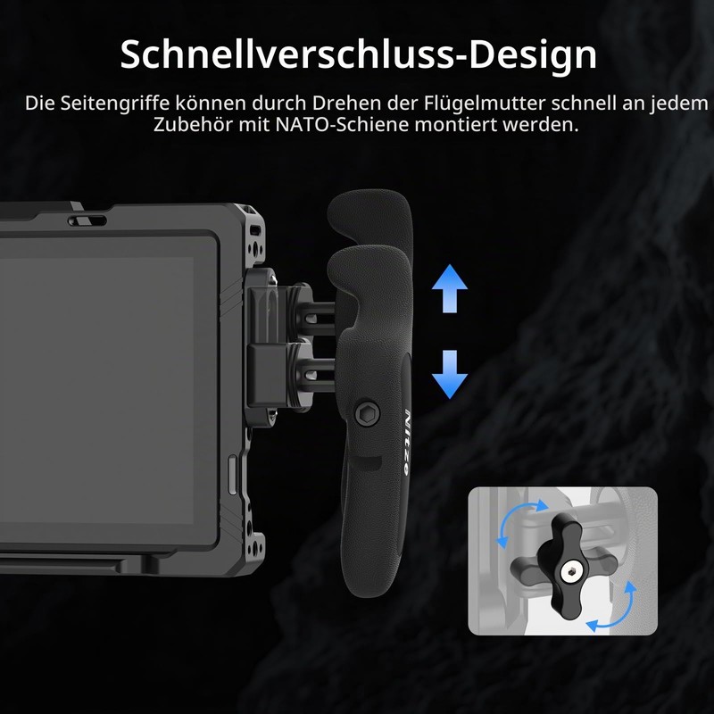 Nitze Camera Side Grip Kit with NATO Clamp - PA32C