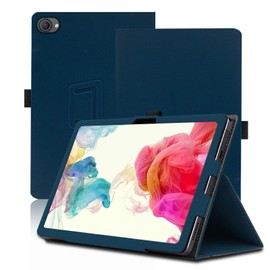 Case for HiGrace C10 10 inch, HiGrace C10 Tablet Case, Folding Stand Protective Cover with Pencil Holder and Wrist Strap, Full Protection. (Blue)
