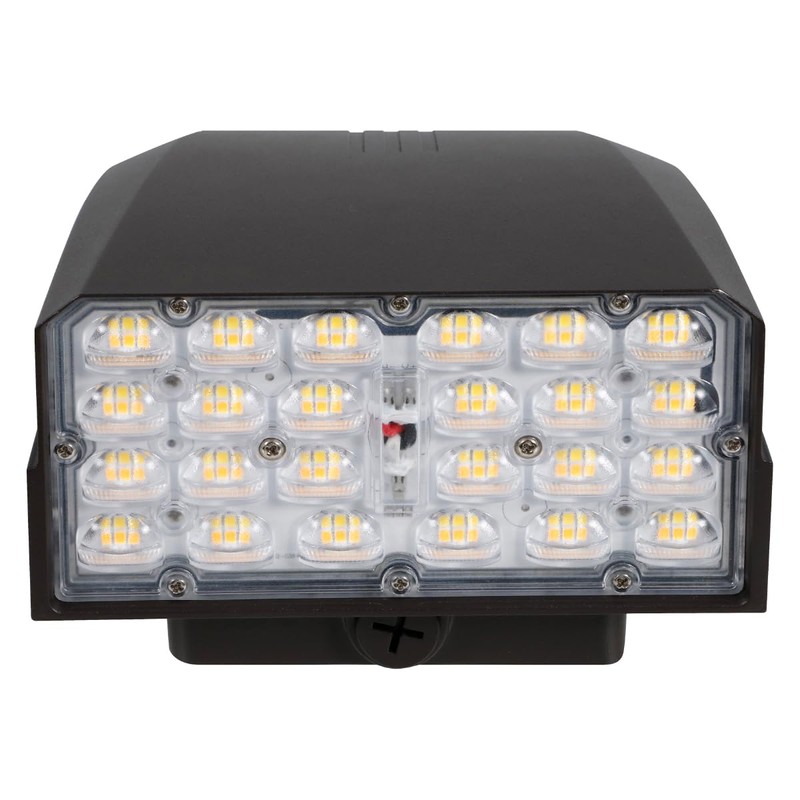 LEDVANCE Dual Selectable Slim LED Wall Pack, 10/20/30W, Dimmable, 3