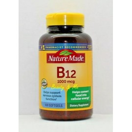 Nature Made Vitamin B12 1000mcg, 400 Softgels