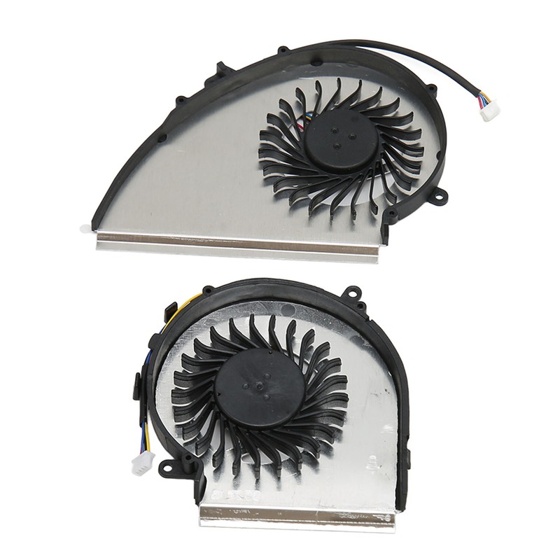 Cooling Fan 4 Pin Aluminum Alloy ABS Easy Replaceable Laptop