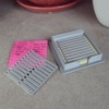 Sticky Note Holder with Stencil, 2Pcs Multifunctional Sticky Note Dispenser