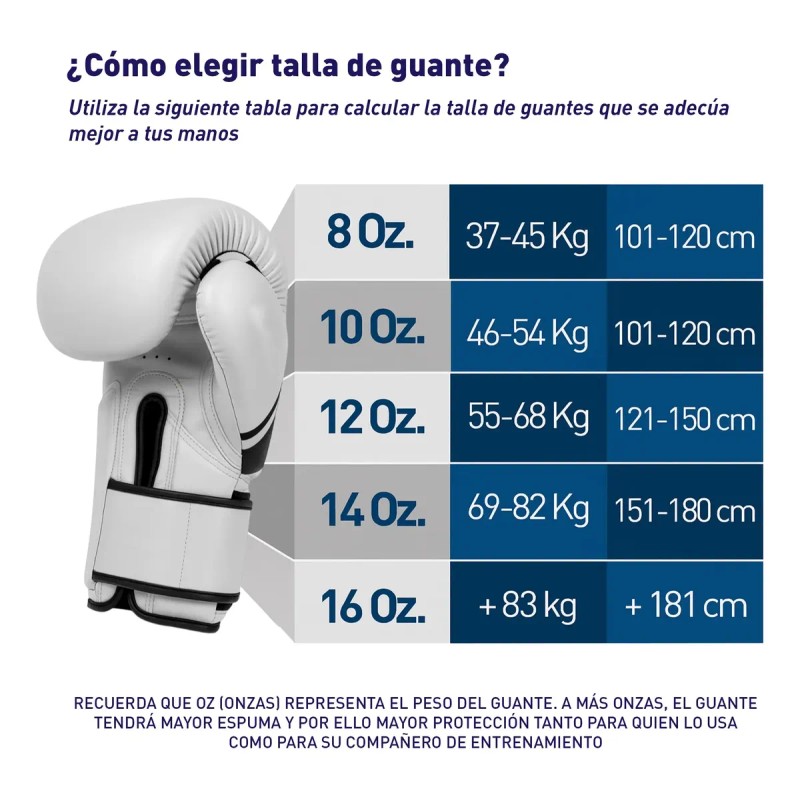 Guantes De Box Profesional Correa Velcro Kickboxing 14-16oz