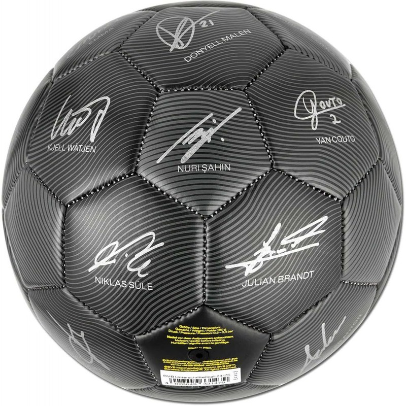 Borussia Dortmund BVB Signature Ball 2024/25, Signed, Yellow, Size 5