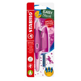 STABILO - EASYbirdy 3D DreamWorld Special Edition Fountain Pen Ergonomic for Right-Handed Users with Beginner Nib A - Includes Cartridge