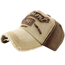 One Limitation CP542 Shark, Vintage Cap, Brim, Cool, English, Casual, Men's, Women's,, beige