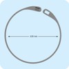 SPRINTIS Goods Rings without Hooks in Set of 10, Key