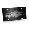 JEEP Gladiator Front Vanity License Plate - Black Powder Coated
