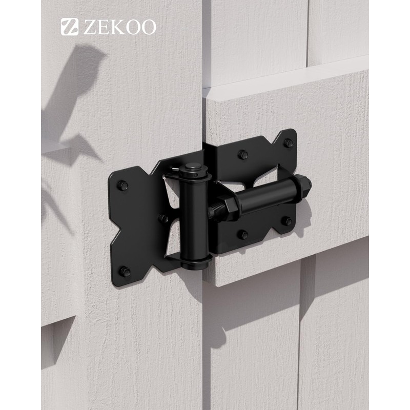 ZEKOO Self Closing Gate Hinges, Make for Stainless Steel 304,