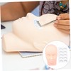 Healvian 1Set Lash Mannequin Head Practice Training Mannequin Eyelash Extension
