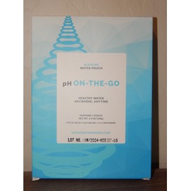 Invigorated Water pH On-The-Go Portable Water Filter - Alkaline Water Pouch