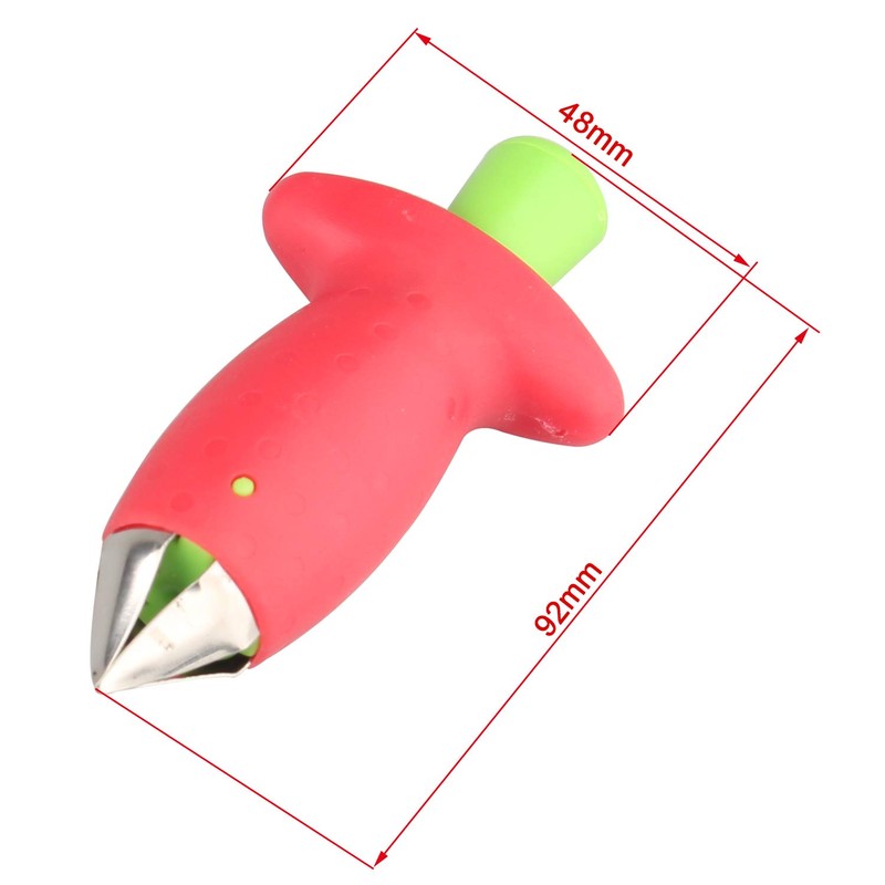 Futheda 2PCS Strawberry Huller Strawberry Tomatoes Stem Leaves Huller Remover