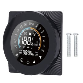 Smart Thermostat, Programmable WiFi Thermostat with Touch/Voice/APP Control, Color Display Thermostat Energy Saving, Works with Tuya APP, Versatile for Home Apartment Office