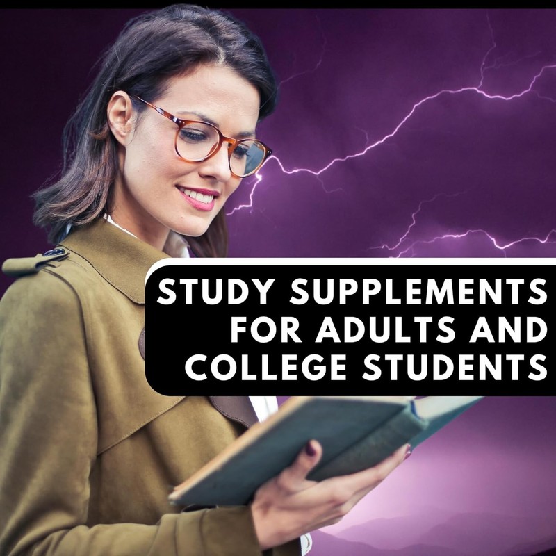 Focus Pep Addrell Energy Stimulant Pills- Natural Study Supplements Alternative