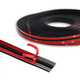 16.4 Ft Windshield Rubber Seal, T-Shaped Seal Automotive Weatherstripping for Front and Rear Windshield (14mm)