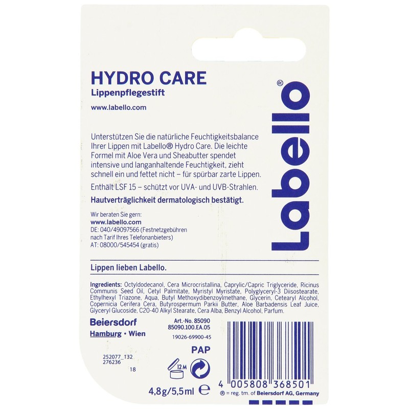 Labello Hydro Care Lip Balm - 3 pack by Labello