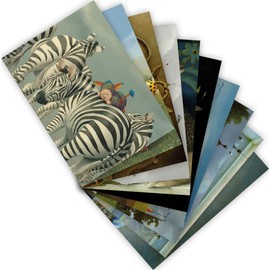 Inkognito Set of 10 Postcards A6 Animals | Postcard Mix Animal Greetings No. 2 by Suzan Visser | Postcards with Wit and Charm