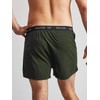 Bolter Men’s 5-Pack Cotton Stretch Boxers Shorts (4X-Large, Earth)